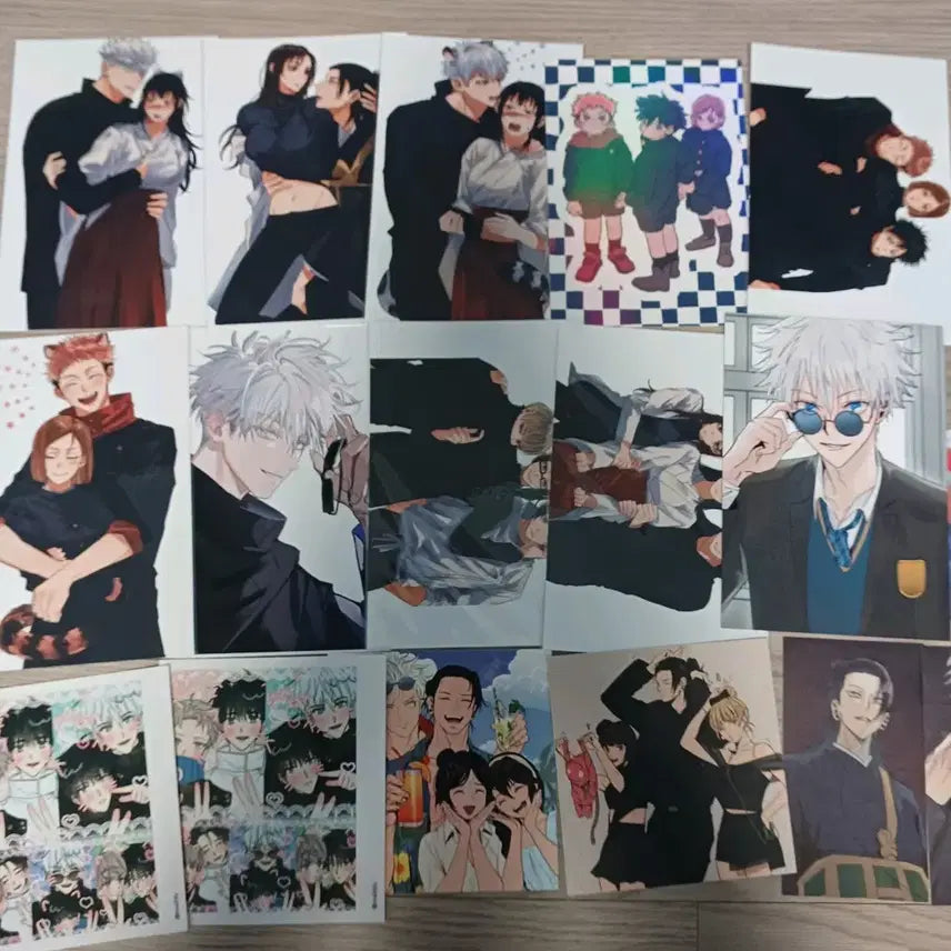 [BUNJANG] Jujutsu Kaisen - Trading Cards, Postcards, Stickers Bundle Set / 주술회전 프박,엽서,스티커, 타타님 통판 등 일괄