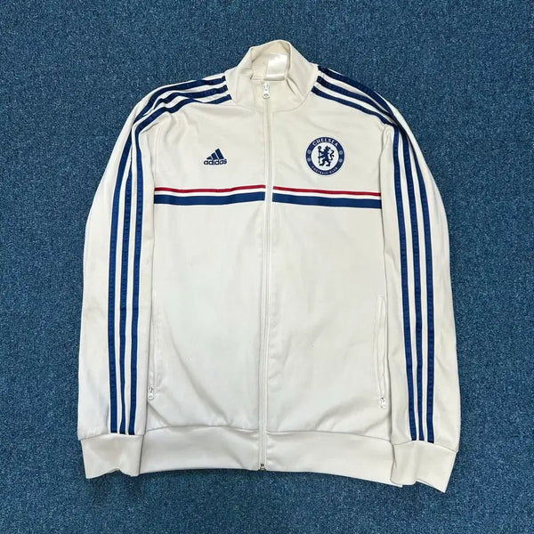 [BUNJANG] Adidas Chelsea Training Jersey White Blue Stripes Size 100 / 아디다스 첼시 져지 100