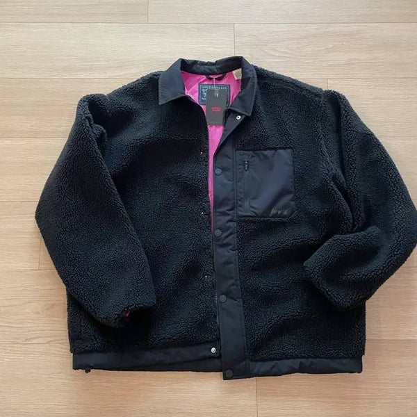 [BUNJANG] Levi's Fleece Jacket Black L / 리바이스 후리스 자켓 블랙 L