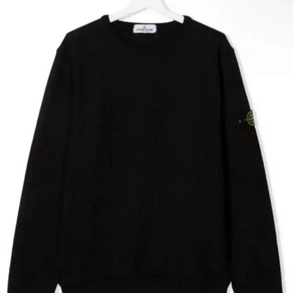 [BUNJANG] Stone Island Sweatshirt Black 14y / 정품 스톤아일랜드 맨투맨 블랙 14y