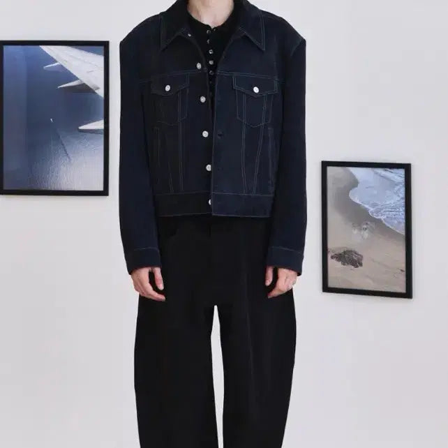 [BUNJANG] WAVINESS Suede Jacket Size 2 / 웨이비니스 스웨이드 자켓 2