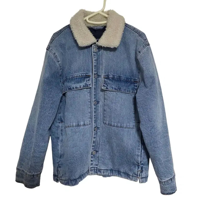 [BUNJANG] Abercrombie Sherpa Denim Jacket / 아베크롬비 셰르파 데님 자켓 (XS)