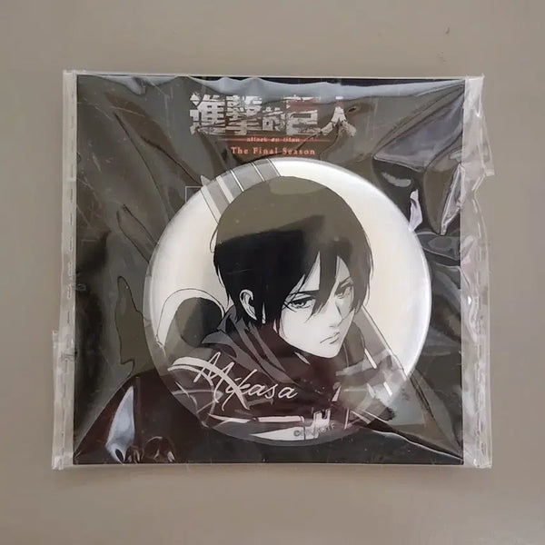 [BUNJANG] Attack on Titan Mikasa Canned Badge / (진격의 거인) 미카사 캔뱃지 판매