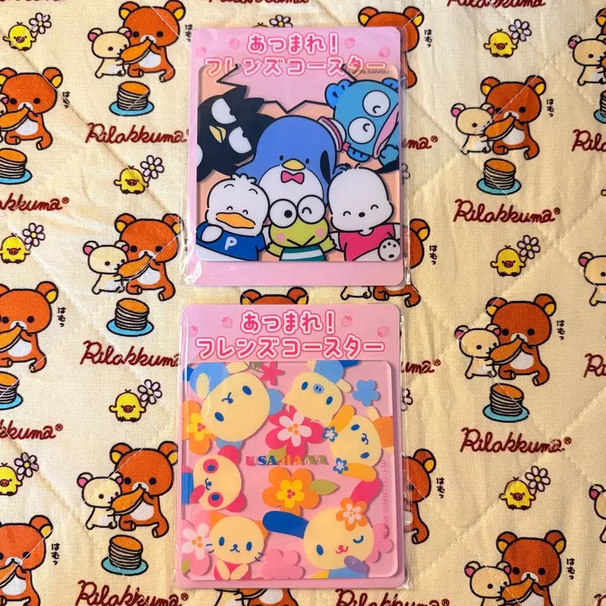 [BUNJANG] Sanrio Acrylic Cup Coaster / 산리오 아크릴 컵 코스터