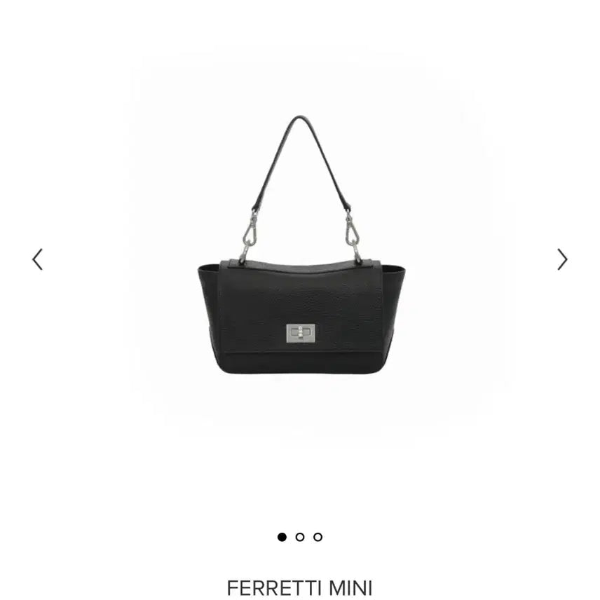 [BUNJANG] Minuit Muse FERRETTI MINI Black Bag / 미닛뮤트 FERRETTI MINI 페레티 미니 블랙