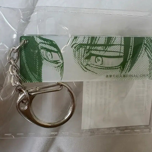 [BUNJANG] Attack on Titan Eren Yeager 'Stare' Acrylic Keychain / 진격거 덕스 팝업 라비이 눈빛 키링(가격 고정)