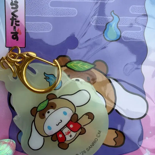 [BUNJANG] Sanrio Yo-kai Glow-in-the-Dark Acrylic Keychain Cinnamoroll / 산리오 요괴 야광 아크릴 키홀더 시나모롤 판매