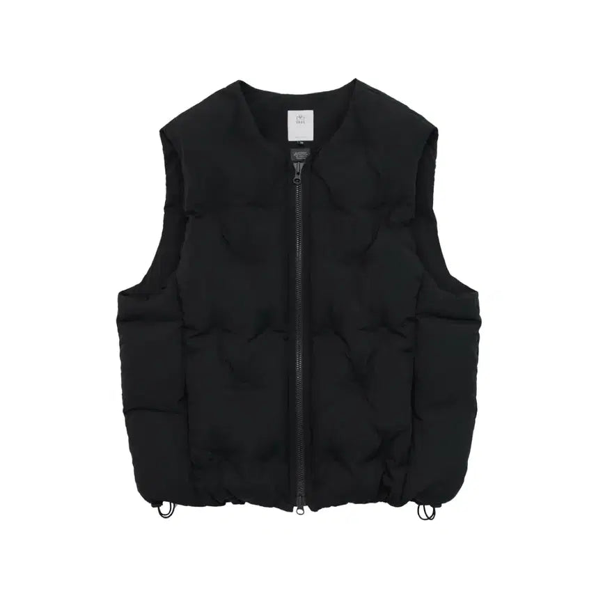 [BUNJANG] Politeru Embo Down Vest Black / [3] 폴리테루 엠보 다운 베스트 블랙
