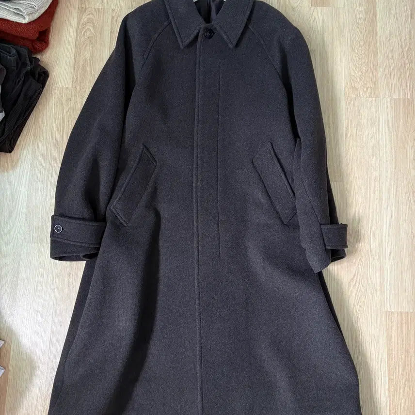 [BUNJANG] COOR Cashmere Blend Balmacaan Coat / COOR 캐시미어 블렌드 발마칸 코트