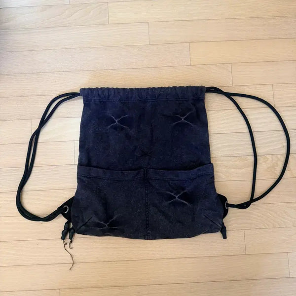 [BUNJANG] Maisonmined Pinch Gym Sack Backpack Black / 메종미네드 가방 백팩 PINCH GYM SACK BLACK