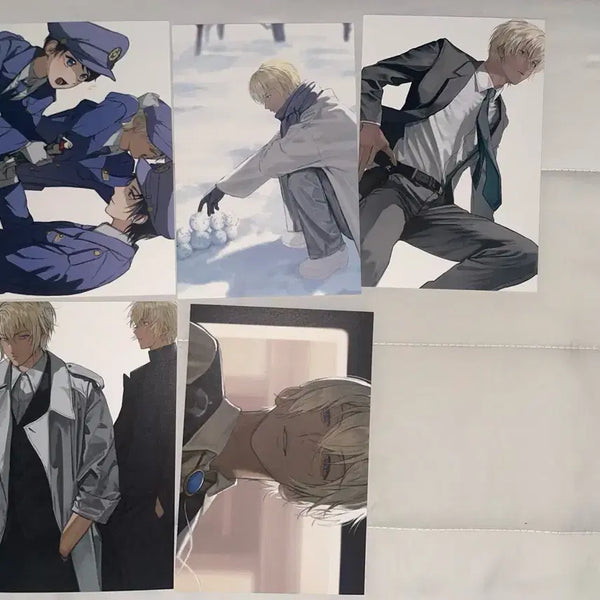 [BUNJANG] Detective Conan Amuro Tooru Postcard Bundle / 명탐정코난 코난 이레님 후루야 아무로 엽서 일괄