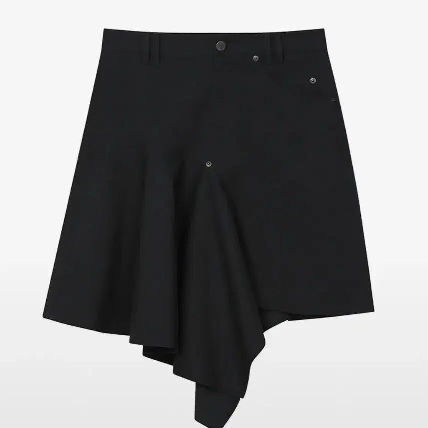 [BUNJANG] Miseki Seoul One Side Draped Midi Skirt / 미세키서울 스커트 One side draped midi skirt