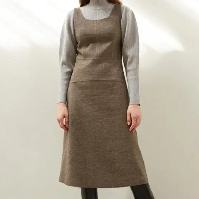 [BUNJANG] On&On One-Piece Dress Brown / 온앤온 원피스