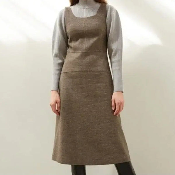 [BUNJANG] On&On One-Piece Dress Brown / 온앤온 원피스
