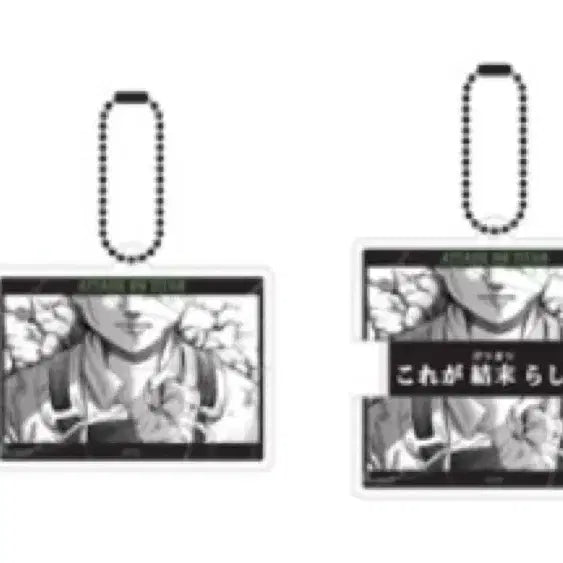 [BUNJANG] Attack on Titan Levi Acrylic Keychain / 진격의 거인 리바이 아크릴 키링 (홍대 덕스 팝업)
