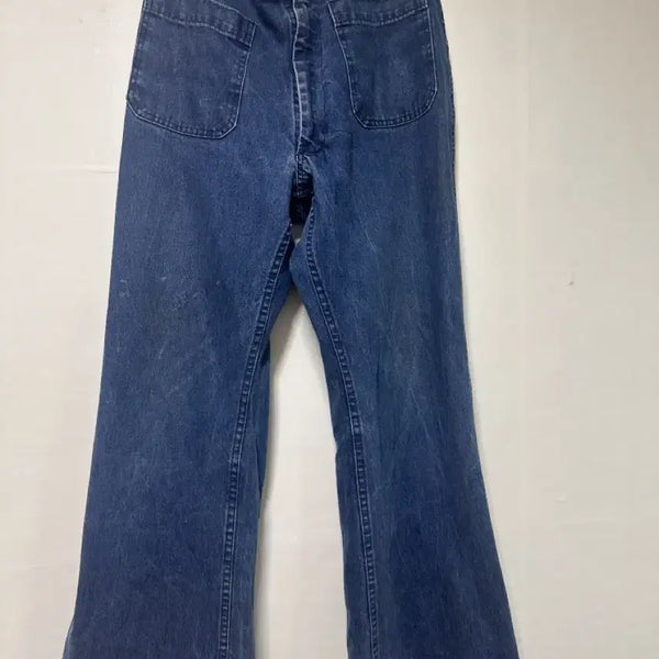 [BUNJANG] 80s US Navy Utility Trousers Bell Bottom Sailor Pants / 80s 미해군 usn 유틸리티 트라우저 벨바텀 세일러팬츠 덩가리팬츠