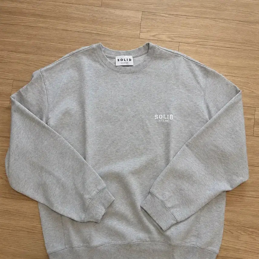 [BUNJANG] Solid Homme Sculpture Sweatshirt (Size 48) / (48)솔리드옴므 스컬프쳐 맨투맨