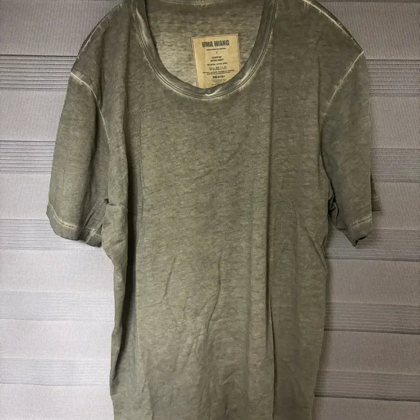 [BUNJANG] Umawang Joseph T-Shirt Army Green / [L] 우마왕 조세프 티셔츠 아미 그린