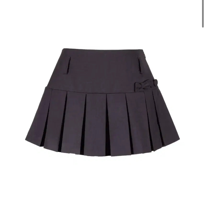 [BUNJANG] Whisperery Dear My Fairy Dolly Bow Pleated Skirt / 위스페어리 디어마이페어리 dolly bow pleated skirt스커트