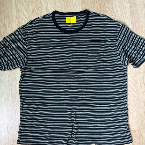 [BUNJANG] Khakis Border T-Shirt / Khakis 보더 티셔츠