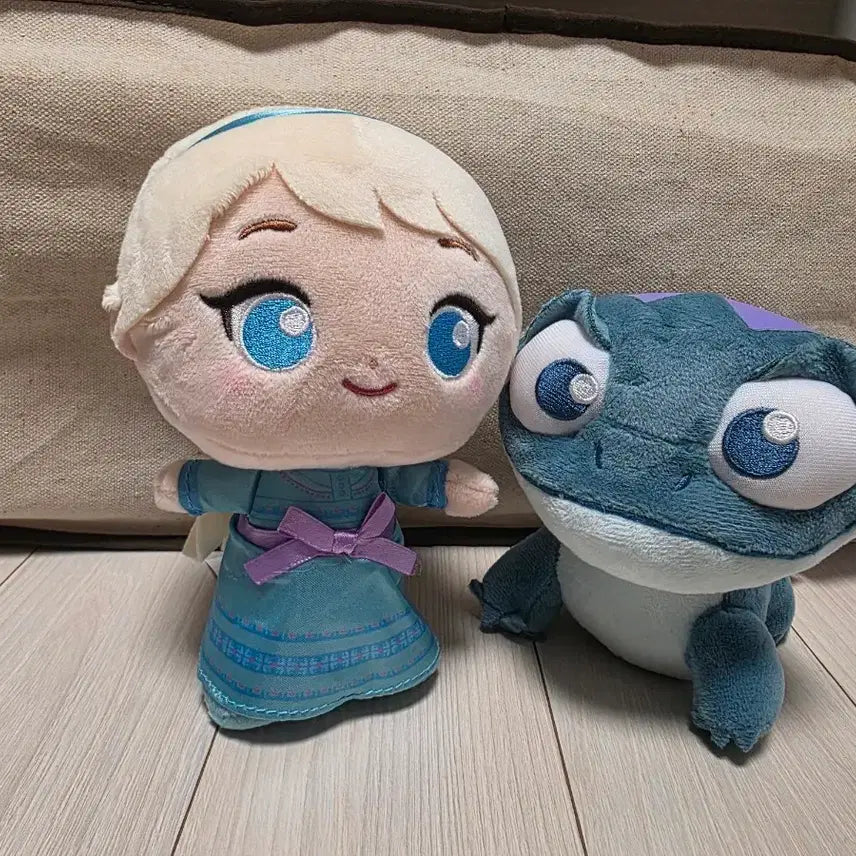 [BUNJANG] Sega Frozen 2 Elsa & Bruni Extra Plush Set / 세가 겨울왕국 2 MOIPON 엑스트라 엘사, 브루니 인형