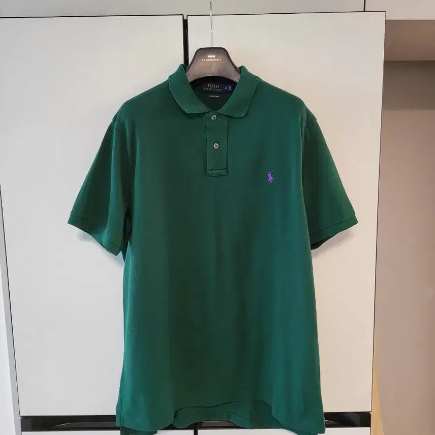 [BUNJANG] Polo Ralph Lauren Short Sleeve Collar T-Shirt PK Shirt Deep Green XL / 새상품급 폴로 랄프로렌 반팔 카라 티셔츠 pk 셔츠 딥그린 다크그린 xl