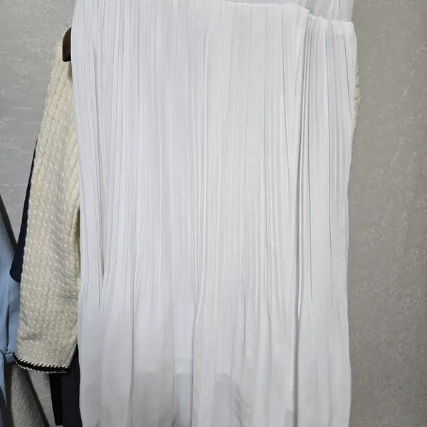[BUNJANG] White Long Skirt / 화이트 롱치마