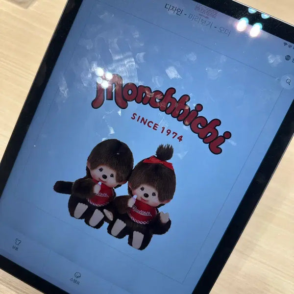 [BUNJANG] Monchhichi Handmade Eco Bag / 몬치치 에코백 제작 가방 판매합니다