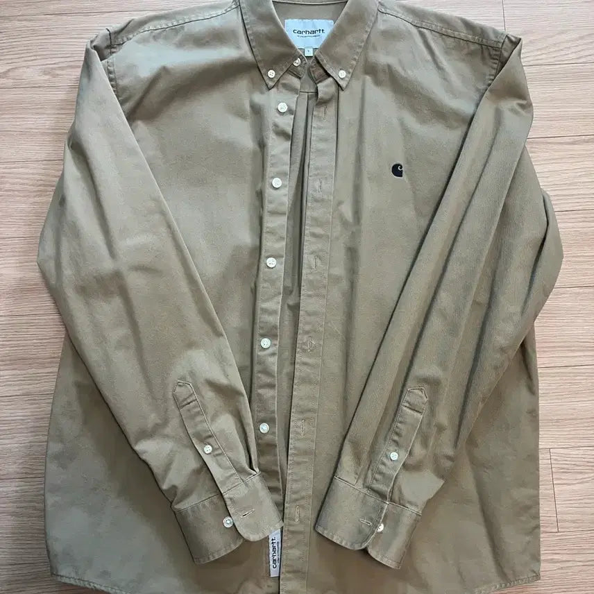[BUNJANG] Carhartt Madison Shirt Beige / (L) 칼하트 메디슨 셔츠