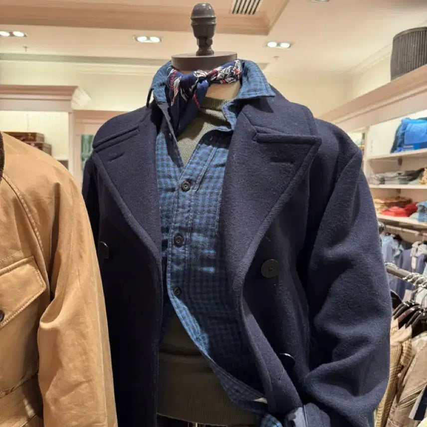 [BUNJANG] RRL Flannel Check Work Shirt Blue L / Rrl 플란넬 체크 블루 워크셔츠 L