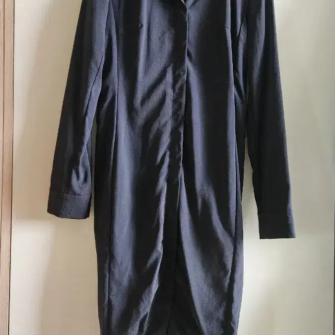 [BUNJANG] MICHAA Black Shirt Long Dress / 미샤세미셔츠롱원피스