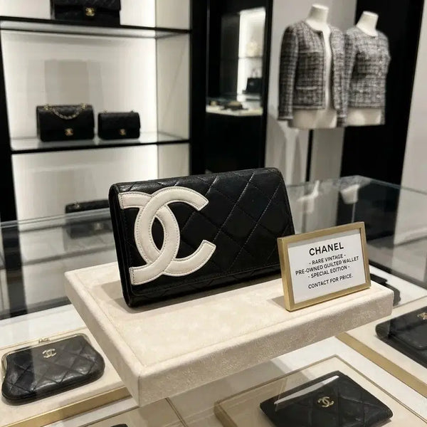 [BUNJANG] Chanel Cambon Lambskin Long Wallet / [정품] Chanel Cambon Wallet130만원