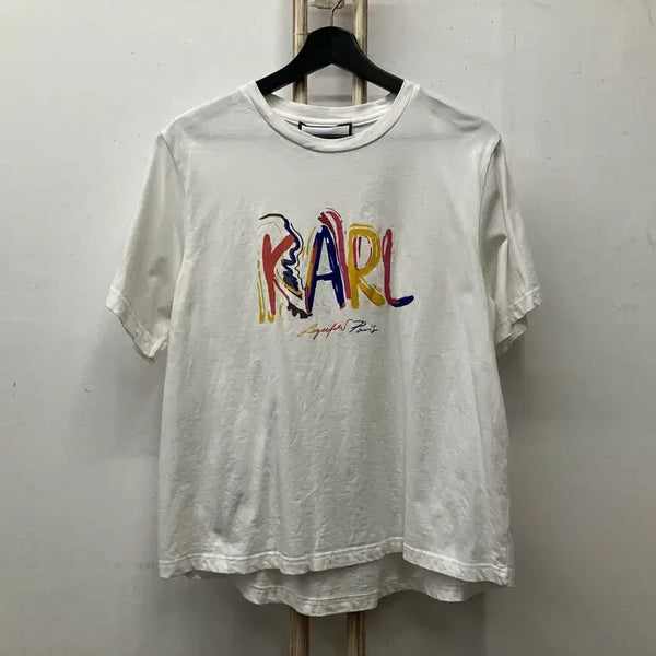 [BUNJANG] Karl Lagerfeld Short Sleeve T-Shirt / 칼라거펠트(KARL LAGERFELD) 반팔티 95(77)