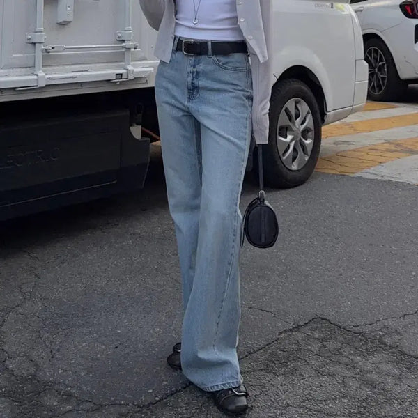 [BUNJANG] SISI B Signature Bootcut Denim Pants (S) / 새상품) 시시브 시그니처 부츠컷 데님 팬츠 S