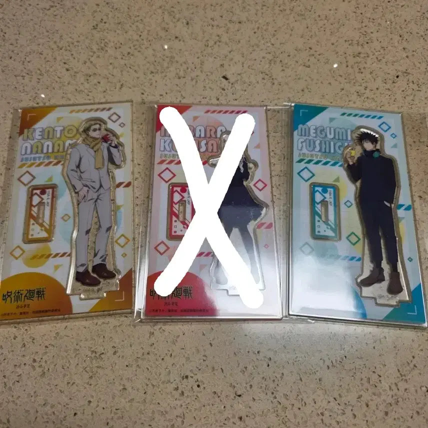 [BUNJANG] Jujutsu Kaisen Family Mart Acrylic Stand Bundle - Nanami, Fushiguro Megumi / 일괄) 주술회전 패밀리마트 아크릴스탠드 나나미 후시구로 메구미
