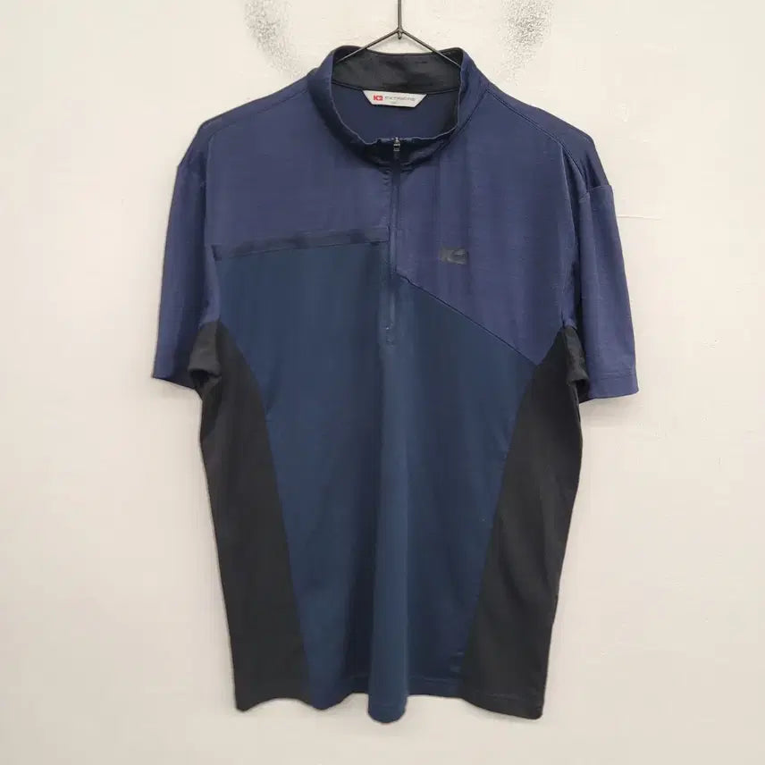 [BUNJANG] K2 Zip-Up Hiking T-Shirt (Size M) / [95/M] K2 케이투 반집업 등산복 반팔티 티셔츠