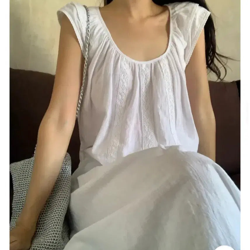 [BUNJANG] Mori Girl Linen Dress / FREE] 모리걸 린넨원피스