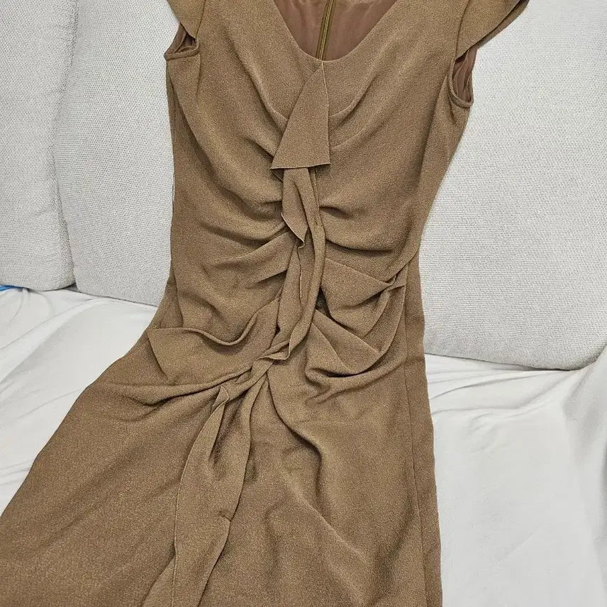 [BUNJANG] IT MICHAA Gold Shirring Dress / (55)잇미샤 골드 셔링 원피스