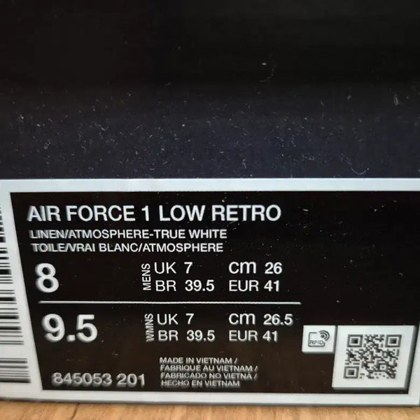 [BUNJANG] Nike Air Force 1 Low Retro Linen / 나이키 에어포스 1 로우 레트로 리넨 Linen