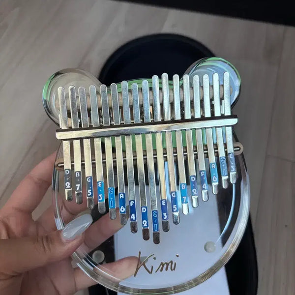 [BUNJANG] Acrylic Kalimba with Carrying Pouch / 아크릴 칼림바