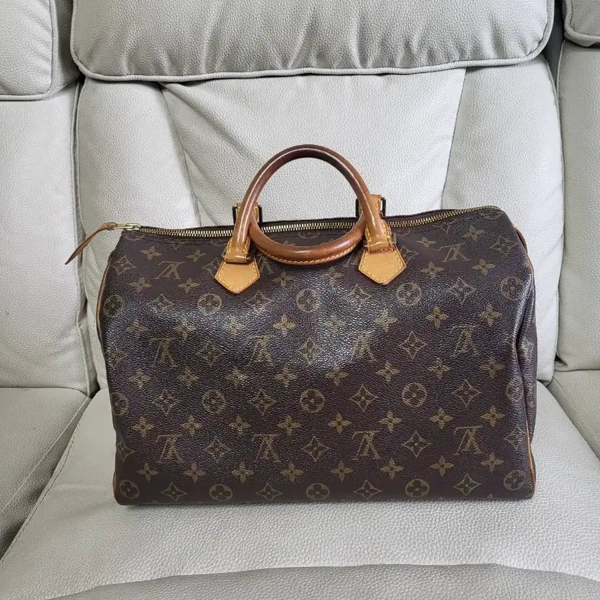 [BUNJANG] Louis Vuitton Speedy 35 Monogram Tote Bag / 루이비통 스피디35
