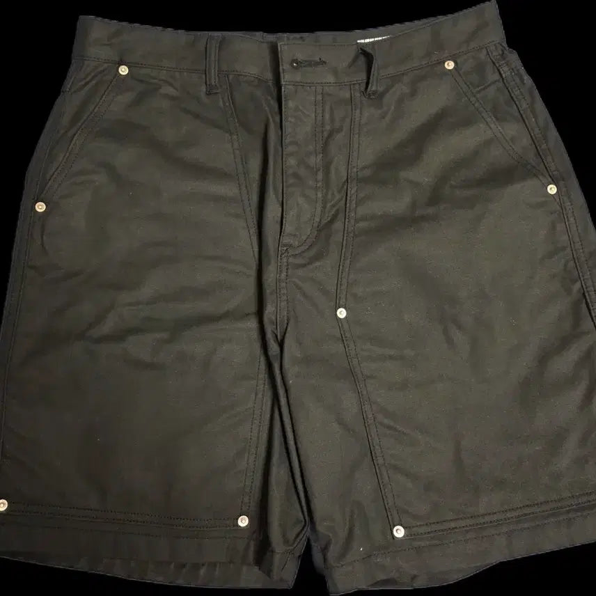 [BUNJANG] Extra Ordinary Coated Canvas Double Knee Shorts (L) / (L)엑스트라 오디너리 코티드 캔버스 더블니 쇼츠