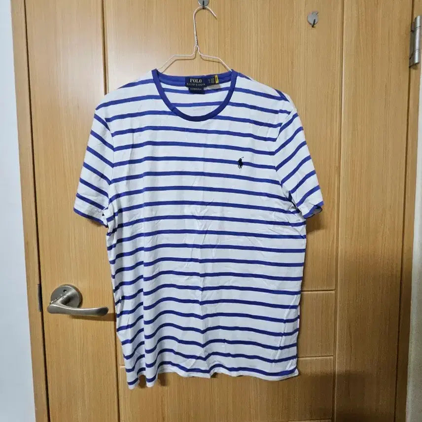 [BUNJANG] Polo Ralph Lauren Striped Short Sleeve T-Shirt Blue / 폴로 랄프로렌 스트라이프 반팔 티셔츠 블루팝니다