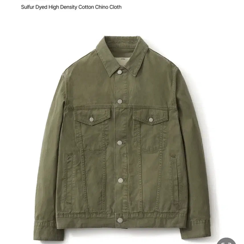[BUNJANG] Pottery Trucker Jacket Washed Olive Size 3 / [새상품] 포터리 트러커 워시드 올리브 3사이즈