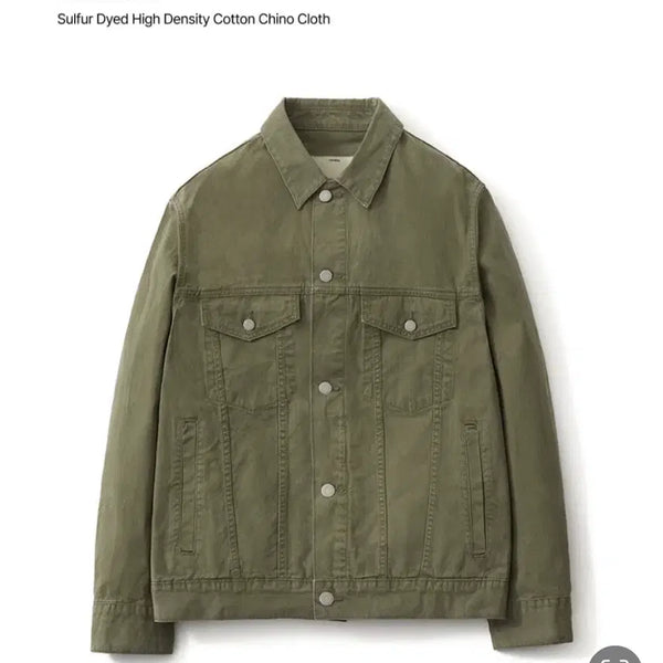 [BUNJANG] Pottery Trucker Jacket Washed Olive Size 3 / [새상품] 포터리 트러커 워시드 올리브 3사이즈