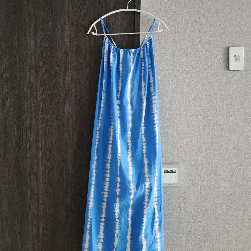 [BUNJANG] ZARA Linen Tie-Dye Pattern Maxi Dress / 새상품 )) 자라 린넨 타이다이 패턴 원피스