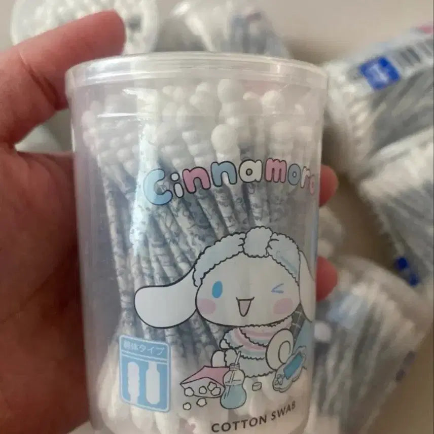 [BUNJANG] Cinnamoroll Cotton Swabs (10-Pack) / 시나모롤 면봉 10개
