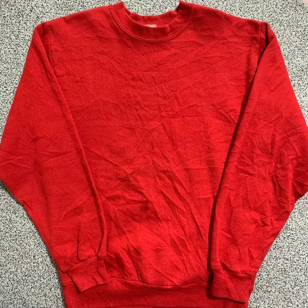 [BUNJANG] Jersey Blank Plain Tubular Sweatshirt Vintage / 저지스 블랭크 튜블러 플레인 스웻 빈티지