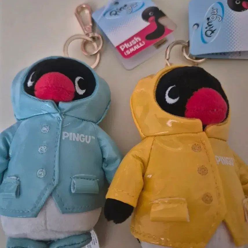 [BUNJANG] Pingu Doll Keyring (10cm) / [새상품]귀여운 우비 핑구 인형 키링 10cm 하늘(민트)색/노란색
