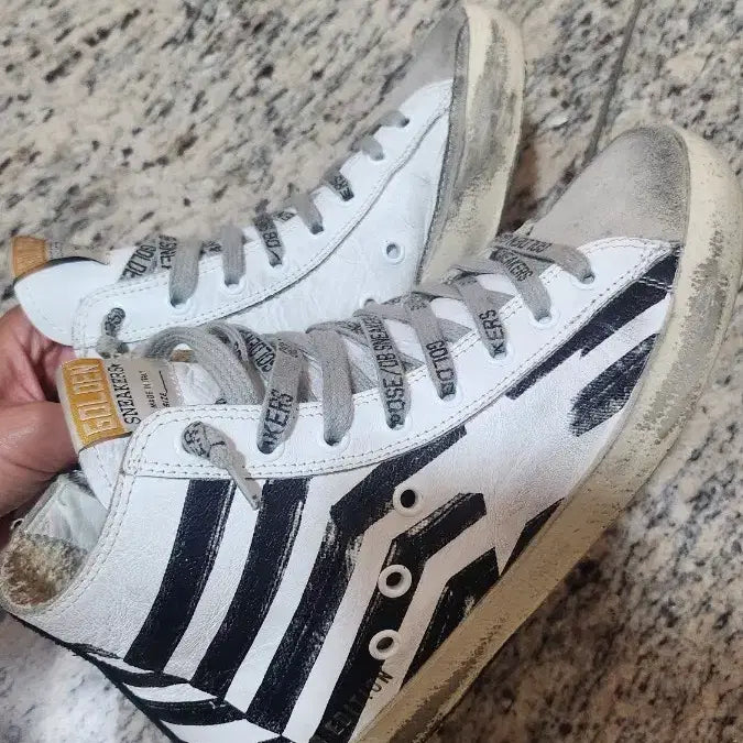 [BUNJANG] Golden Goose Mid-Top Sneakers (Size 37) / 현대백화점 구매 골든구스.미들탑.37사이즈